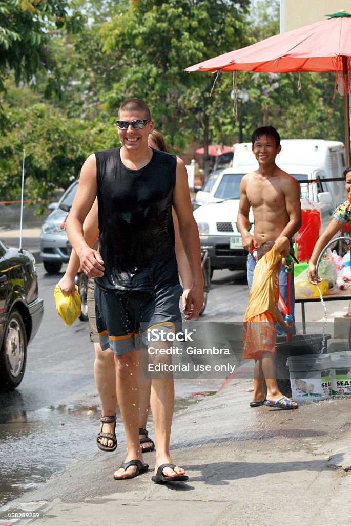 Songkran giorni - Foto stock royalty-free di Acqua