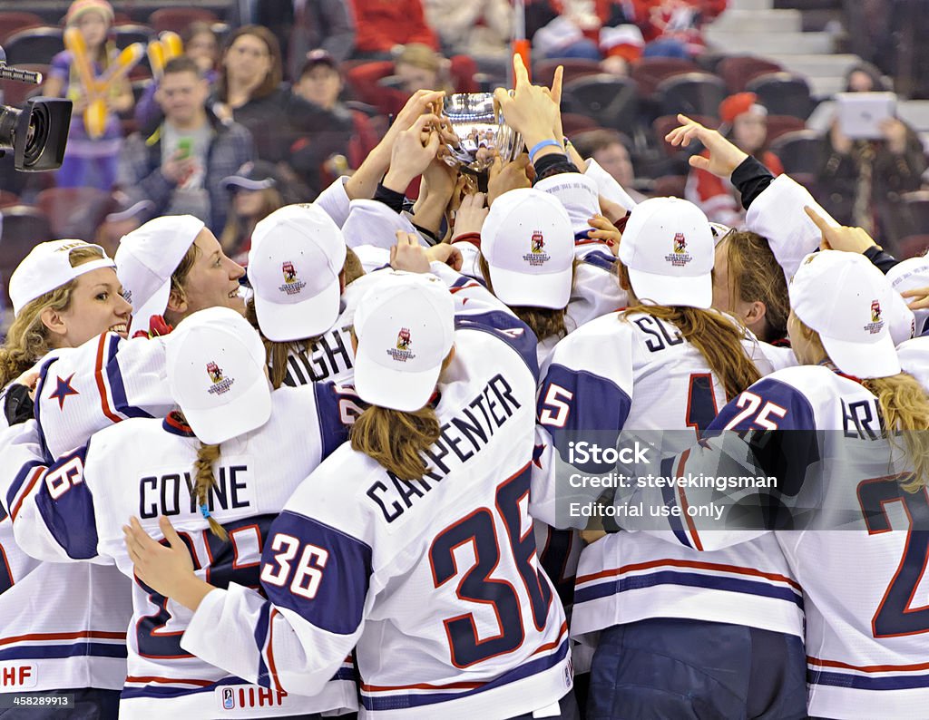 IIHF 2013 Women's Ice Hockey World Championship - Lizenzfrei Trophäe Stock-Foto