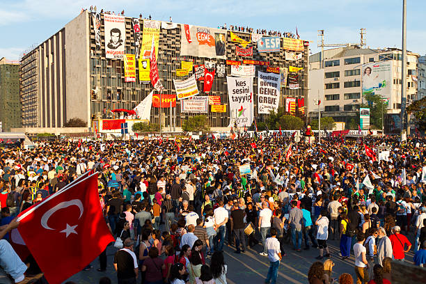 Atajurt Protest 90+ Ataturk Kultur Merkezi Stock Photos, Pictures & Royalty-Free Images ...