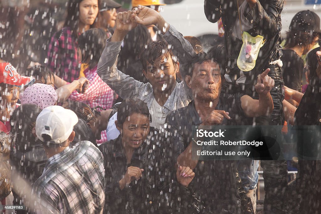 Thingyan Festival del agua - Foto de stock de Acontecimiento libre de derechos