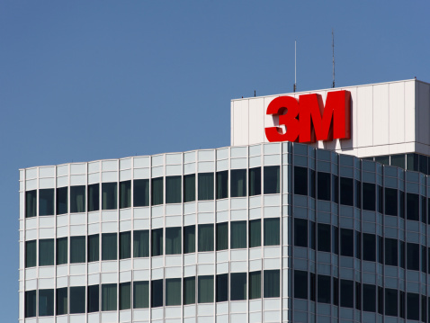 Maplewood, MN, USA aa May 31, 2013: The 3M World Headquarters complex in suburban St. Paul. Primarily known for adhesive products, 3M is an American multinational conglomerate corporation based in Maplewood, Minnesota.