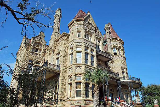 Galveston, Texas, Bishop's Palace Tour stock photo