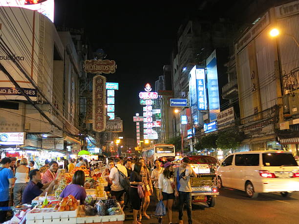 영업에서의 과일 및 음식 벤톤빌 - thai cuisine thailand asian cuisine chinese cuisine 뉴스 사진 이미지