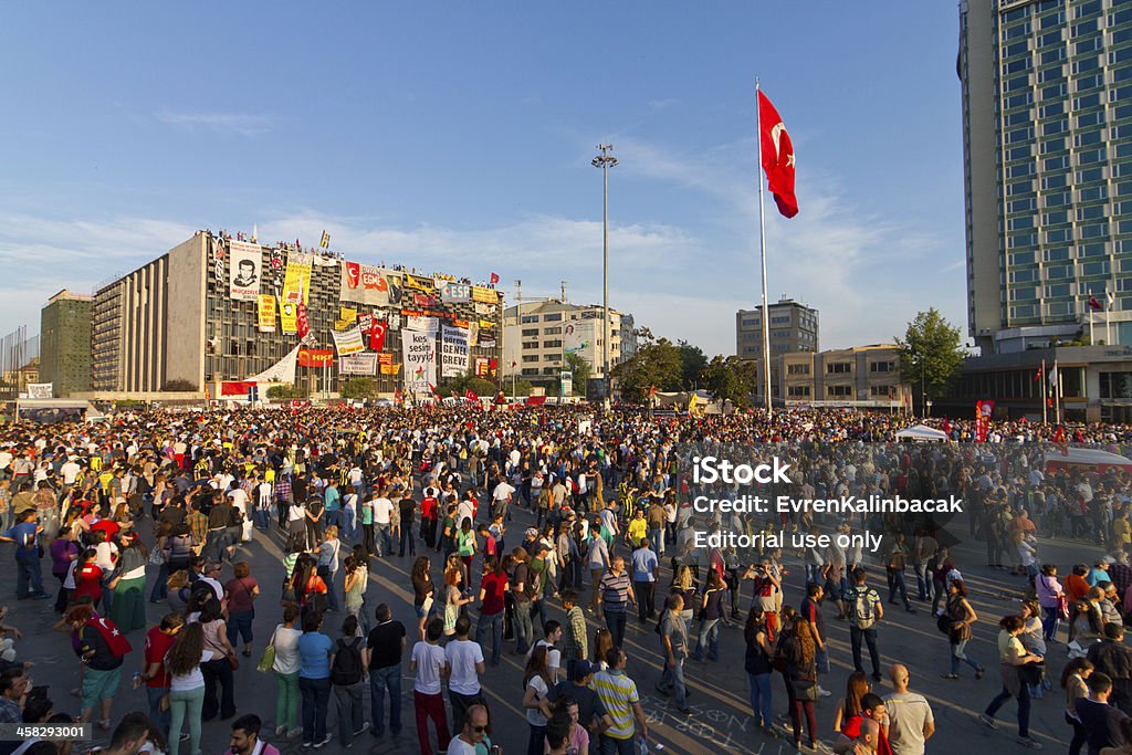 Proteste in der Türkei - Lizenzfrei AKP Stock-Foto