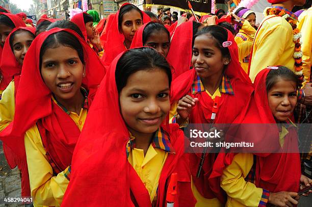 Dziewczyny W Procesja Na Z Akali Dal Święto - zdjęcia stockowe i więcej obrazów Delhi - Delhi, Fotografika, Hindus
