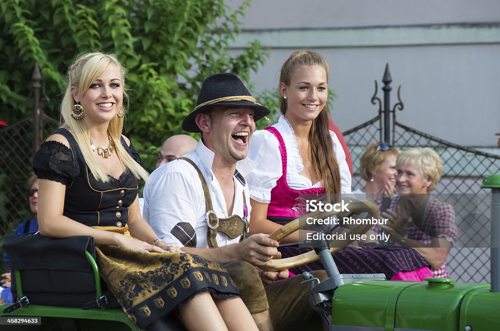 Riding die Traktor - Lizenzfrei Karneval - Feier Stock-Foto