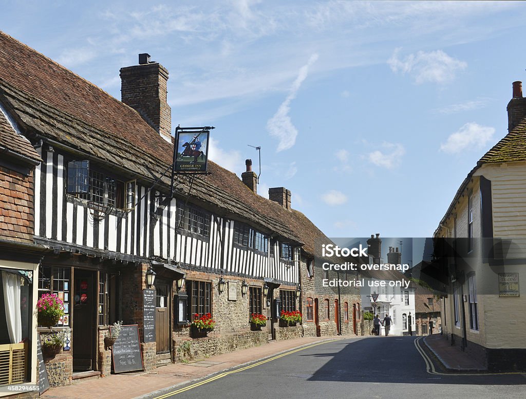 Alfriston British Pub - Lizenzfrei South Downs Stock-Foto