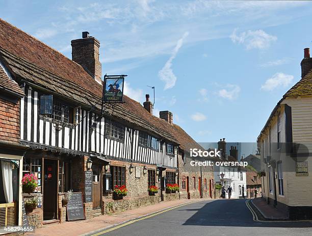 Alfriston Британский Паб — стоковые фотографии и другие картинки Южные Холмы - Южные Холмы, Англия, Бар - питейное заведение