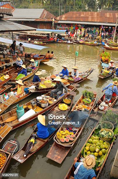 Amphawa タイ水上マーケット - ちやほやのストックフォトや画像を多数ご用意 - ちやほや, アムパワー郡, カラフル