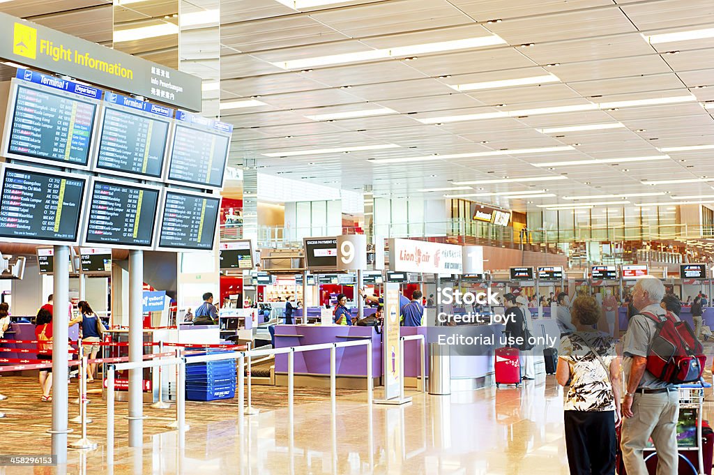 Aeropuerto Internacional de Changi - Foto de stock de Acero libre de derechos