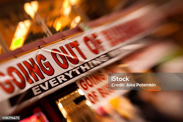 Going Out Of Business Stock Photo - Download Image Now - Blurred Motion, Business, Closed