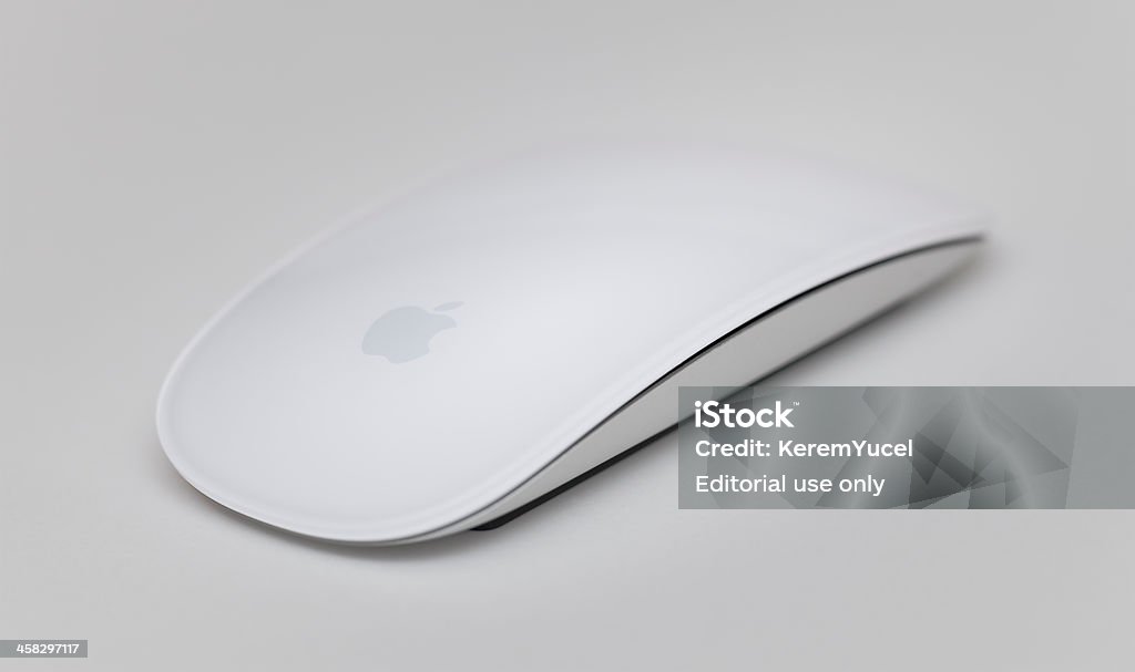 Apple magic mouse bluetooth - Foto stock royalty-free di Bianco