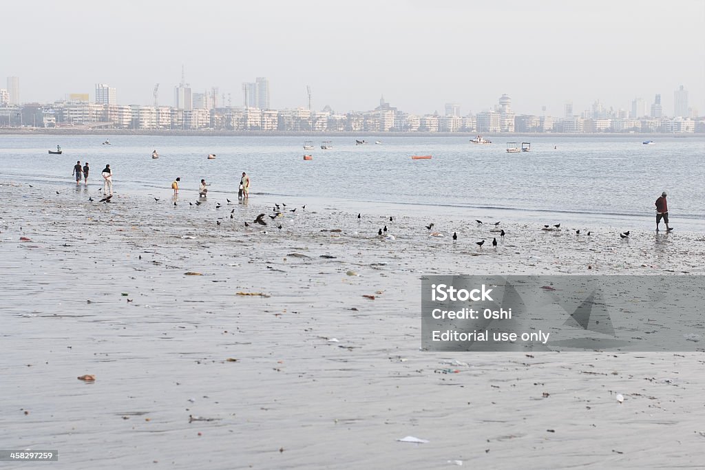 Chowpatty beach - Lizenzfrei Arabisches Meer Stock-Foto