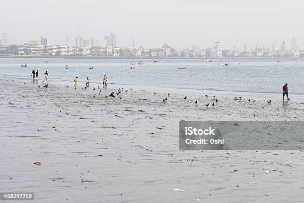 Chowpatty Beach Stockfoto und mehr Bilder von Arabisches Meer - Arabisches Meer, Asiatischer und Indischer Abstammung, Back Bay - Mumbai
