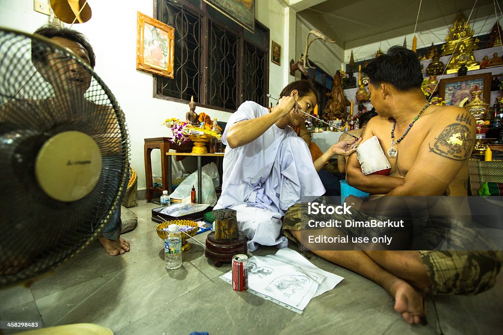 Wai Kroo Master journée de cérémonies en Thaïlande - Photo de 2013 libre de droits