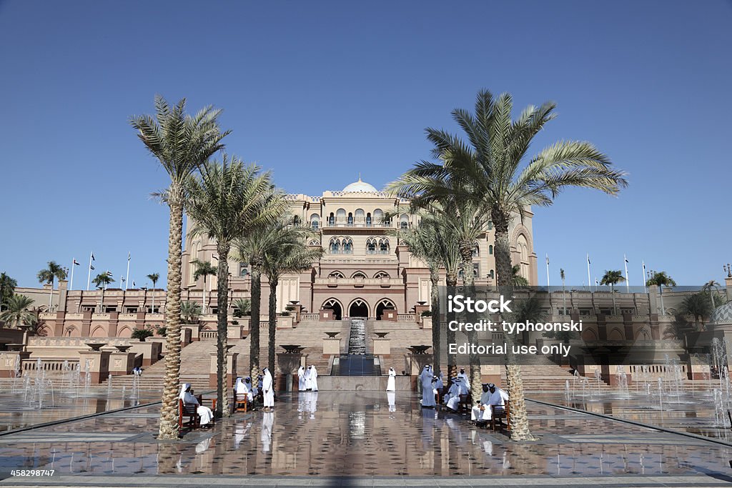 El Palacio de los Emiratos en Abu Dhabi - Foto de stock de Abu Dabi libre de derechos