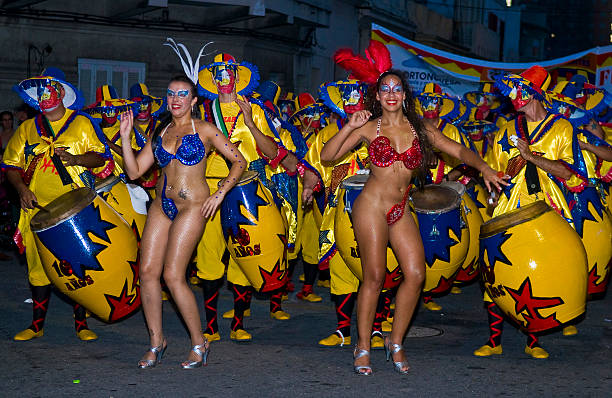 Carnaval em Montevideo - fotografia de stock