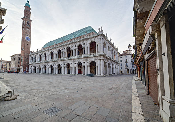 Vicenza, Italy - March 17, 2013: View of Basilica Palladiana (\