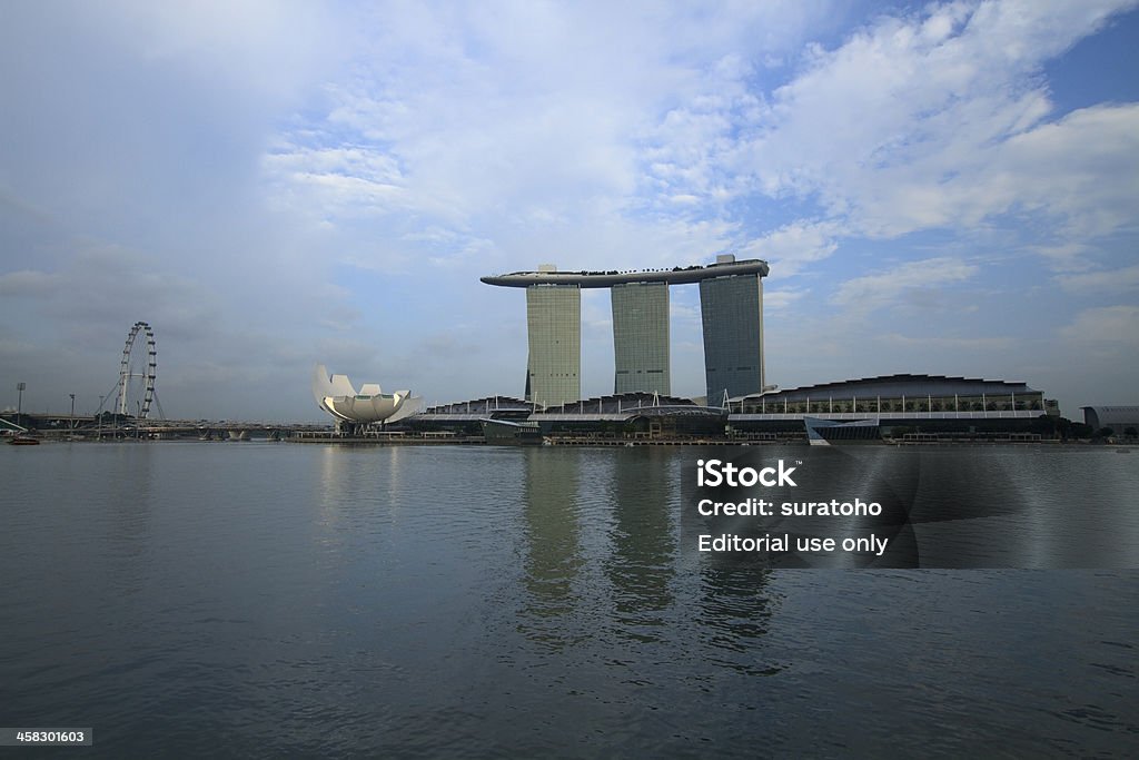 Marina Bay Sands Hotel, Singapur - Lizenzfrei Architektur Stock-Foto