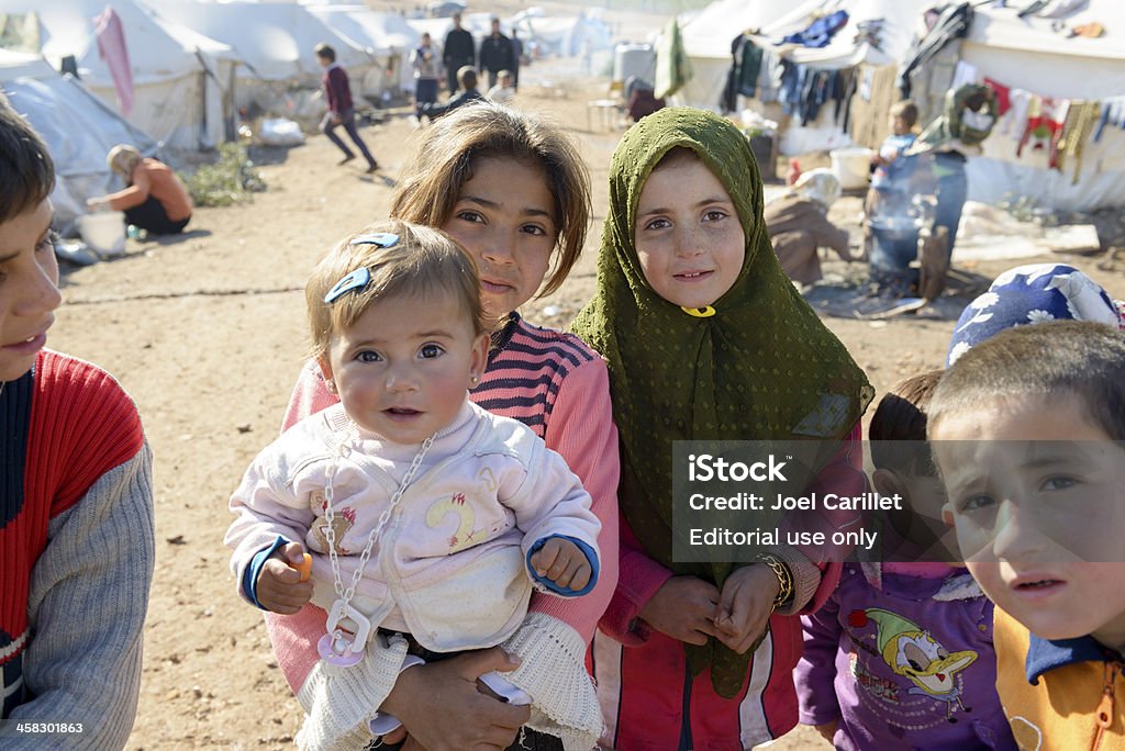 Syrische Flüchtlinge in Syrien - Lizenzfrei Kind Stock-Foto