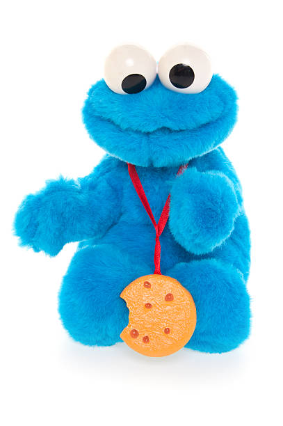 cookie monster - sesame street fotos stock-fotos und bilder