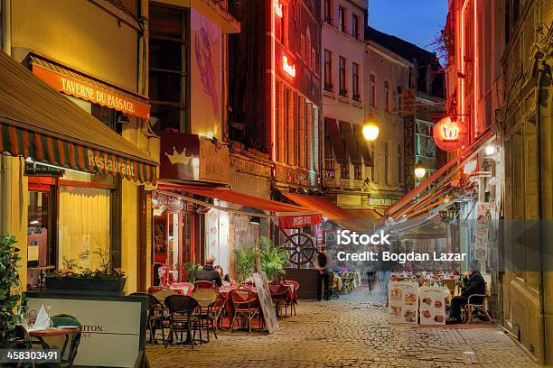 Brüssel Street Belgien Stockfoto und mehr Bilder von Fleischer - Fleischer, Region Brüssel-Hauptstadt, Städtische Straße