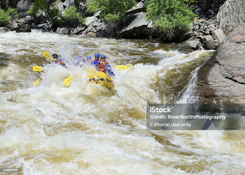 White Water Rafting, Colorado - Lizenzfrei Abenteuer Stock-Foto