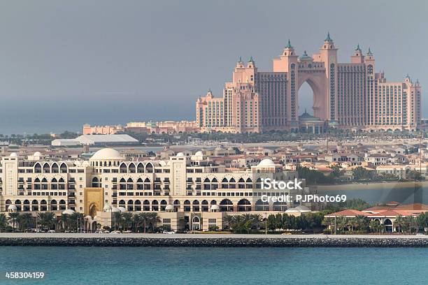 Dubai Panoramic View Of The Palm Jumeirah Stock Photo - Download Image Now - Dubai, Vacation Rental, Adult