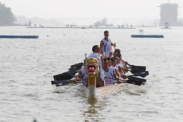 2013 Foshan International Dragon Boat Races stock photo