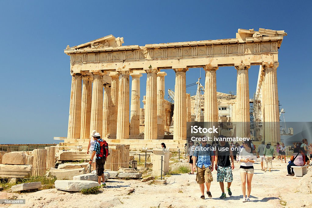 Parthénon de l'Acropole, à Athènes - Photo de Antique libre de droits