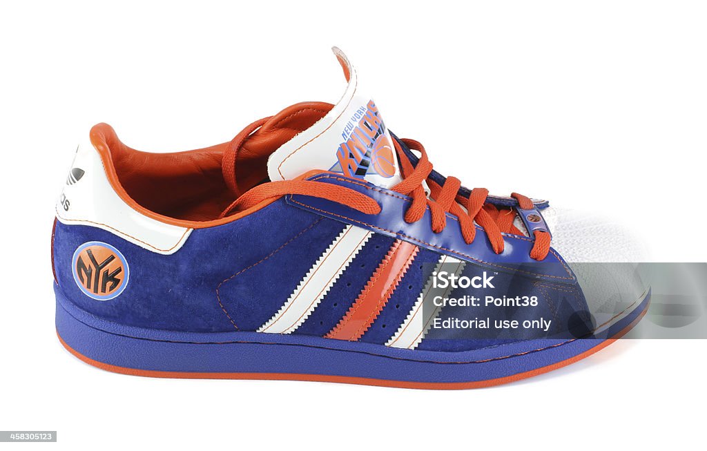 Profesión Disipación Incorporar Adidas New York Knicks Limited Edition Shoe Stock Photo - Download Image  Now - Adidas, Sports Shoe, Basketball - Sport - iStock