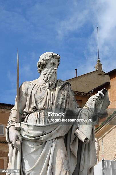 Statue Of Saint Paul The Apostle In Vatican Stock Photo - Download Image Now - Statue, Apostle - Worshipper, St. Peter's Basilica - The Vatican