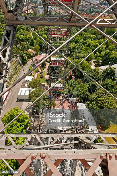 Viennas Prater The Giant Ferris Wheel Stock Photo - Download Image Now - Activity, Amusement Park, Amusement Park Ride