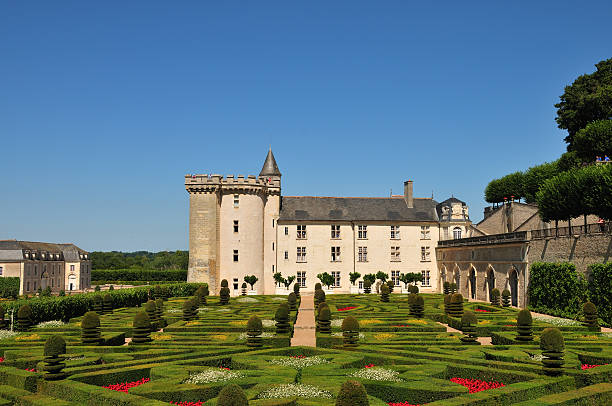 Castle of Villandry stock photo