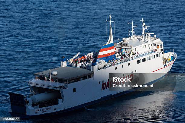 Ferry In Giglio Island Stock Photo - Download Image Now - Car, Ferry, Giglio Island