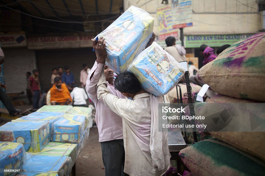 Indian Portiers in Neu-Delhi - Lizenzfrei Arbeiten Stock-Foto