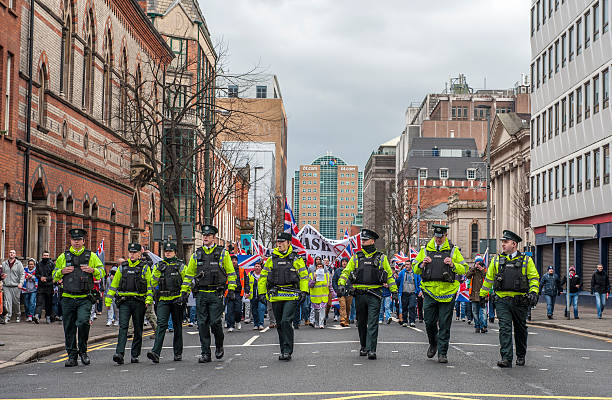 Manifestacji i policji – zdjęcie