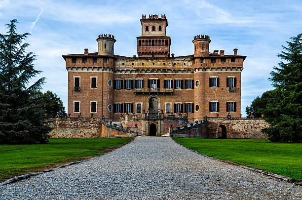 View of the Castello Estense, Ferrara Italy
