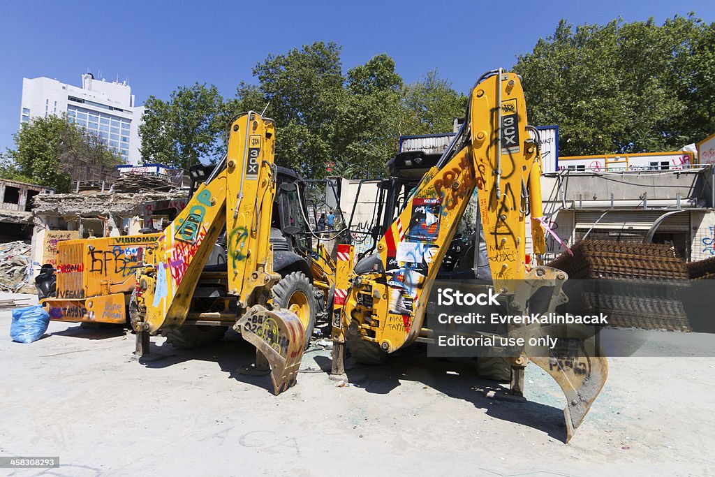 Protestos na Turquia - Royalty-free Antigoverno Foto de stock