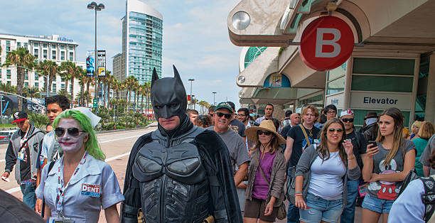 Comic-Con Street Scene stock photo