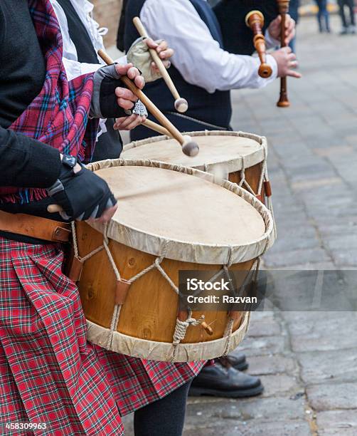 Scottish Muzyczny Brzeszczotów Szczegóły - zdjęcia stockowe i więcej obrazów Perkusista - Perkusista, Średniowieczny, Bęben