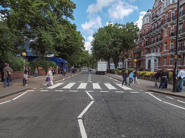 Abbey Road London UK stock photo
