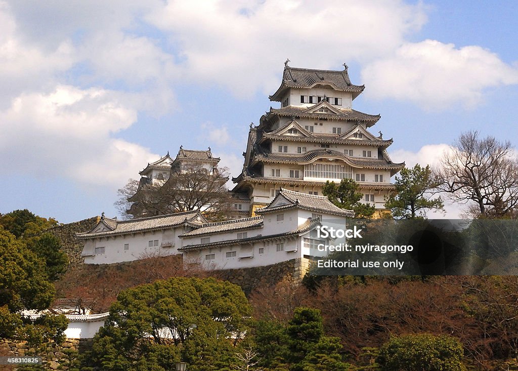 Castello di Himeji, Giappone - Foto stock royalty-free di Architetto