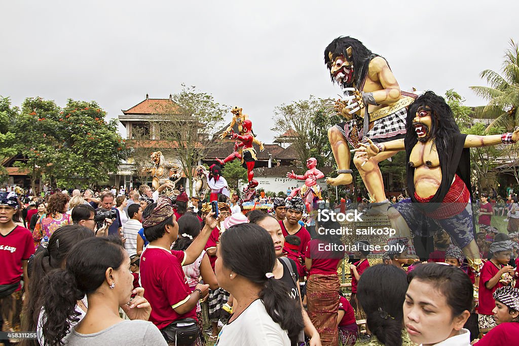 Balinese nuovo anno - Foto stock royalty-free di Asia