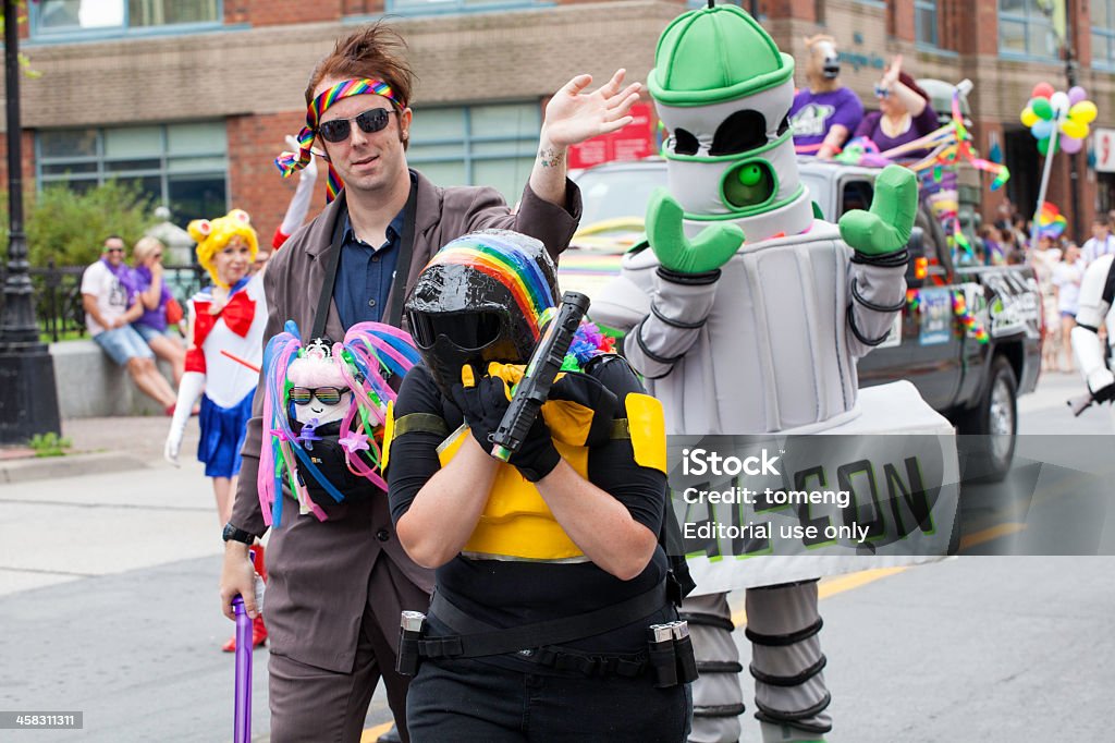 Halifax Pride Parade grupo - Royalty-free 2013 Foto de stock