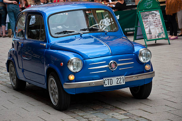 Mellieha, Malta. - October 7, 2013: The Fiat 127 manufactured between 1971-83 surviviing well with Malta's excellent climate and low rainfall.