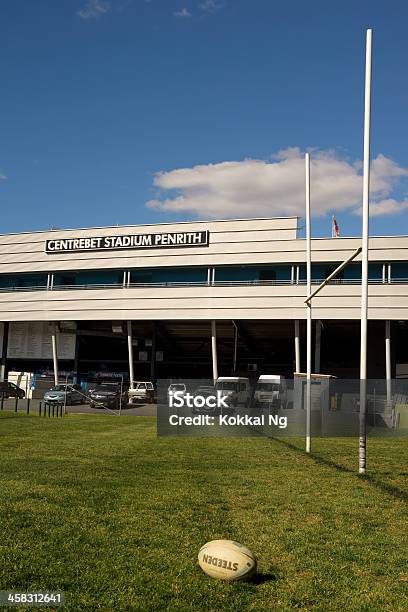 Foto de Estádio Penrith e mais fotos de stock de Austrália - Austrália, Bola de Rúgbi, Campo esportivo