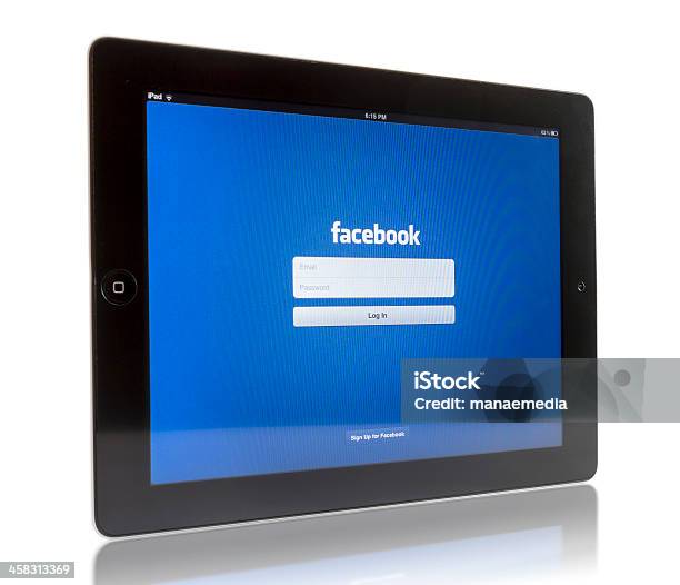 Facebook에 Ipad 3 0명에 대한 스톡 사진 및 기타 이미지 - 0명, iPad, 개념
