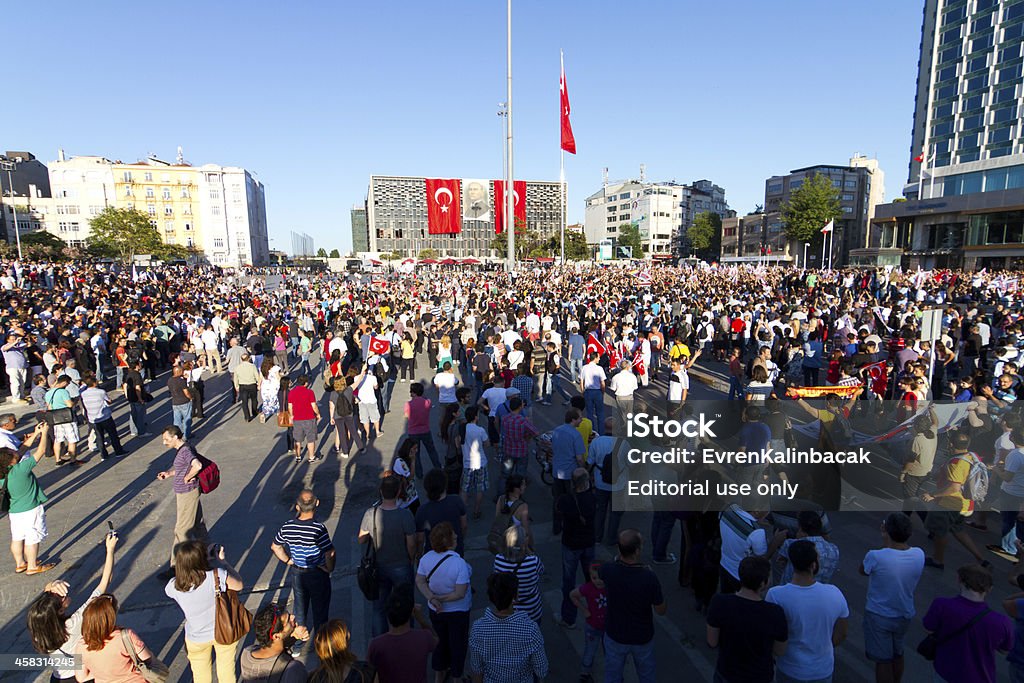 Protestations en Turquie - Photo de AKP libre de droits