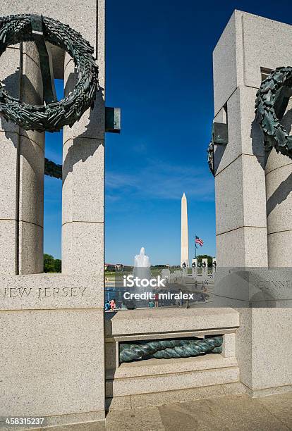 National World War Ii Memorial In Washington Dc Usa Stockfoto und mehr Bilder von Denkmal